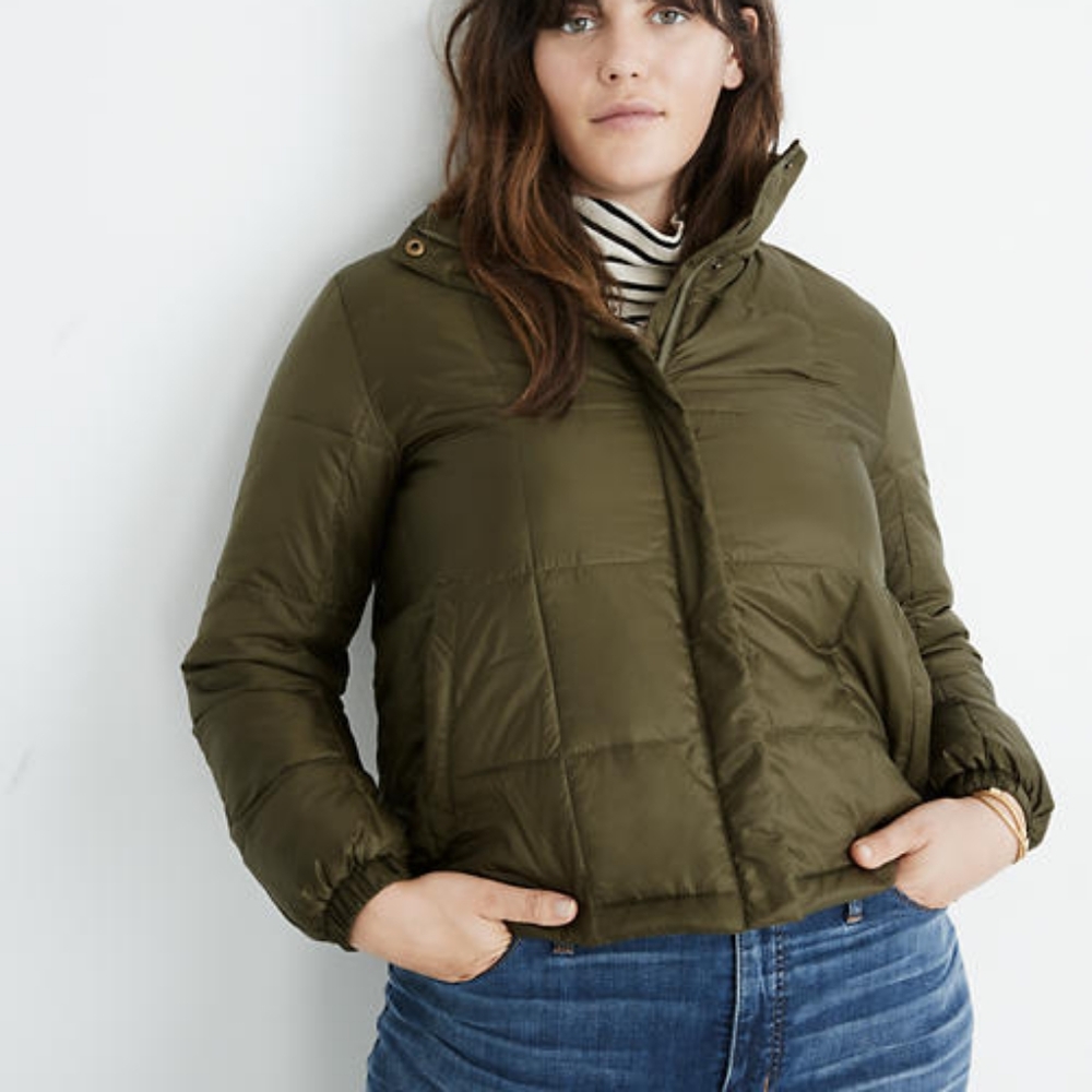 Madewell Small Puffer Jacket Travel Buddy Packable